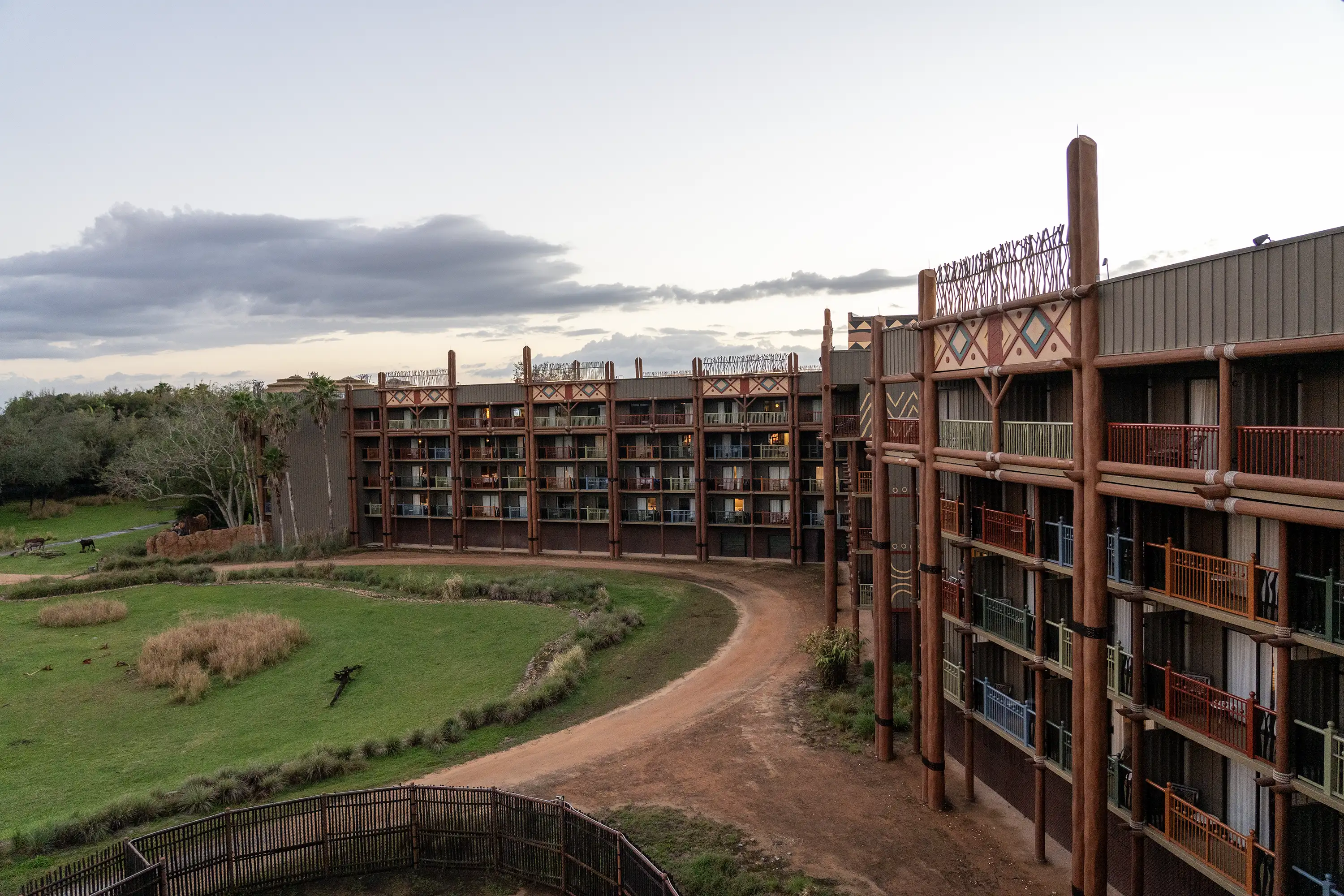 Savanna view from a DVC studio in Animal Kingdom Lodge - Jambo