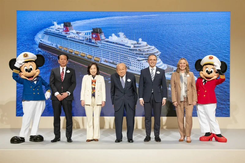 OLC and Disney executives announced a new cruise line partnership