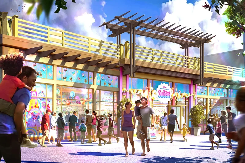 Disney Wonderful World of Sweets concept art. Copyright Disney.