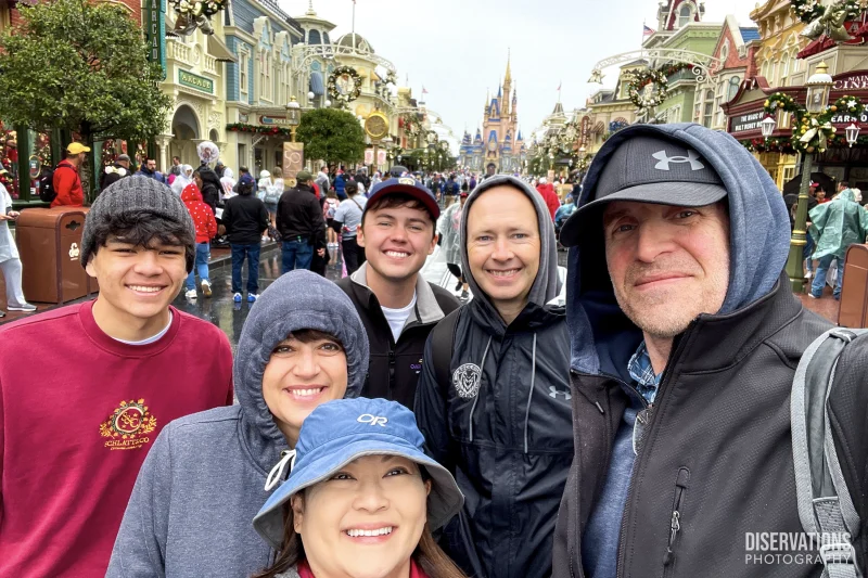 Josh with family and friends