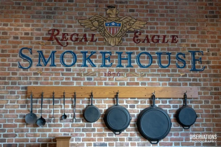 EPCOT's Regal Eagle Smokehouse sign