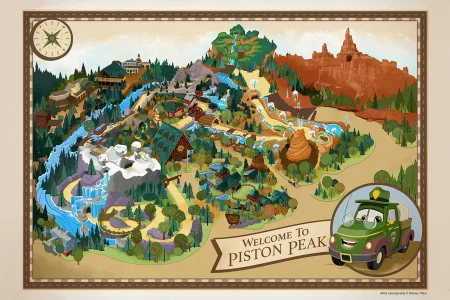 Piston Peak concept art for Magic Kingdom