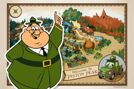 J. Audubon Woodlore and the Piston Peak concept art