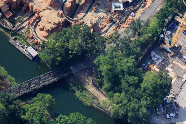 Track Removal Begins Near Big Thunder as Magic Kingdom Prepares for Piston Peak