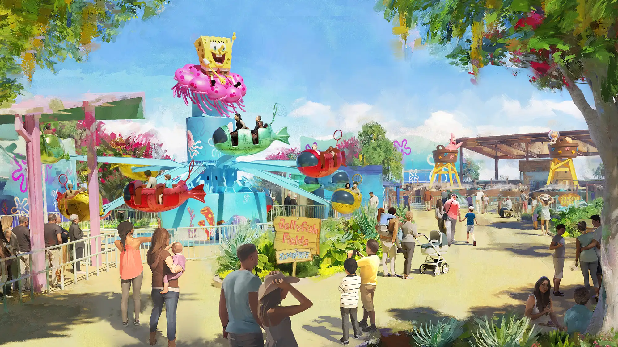 Nickelodeon’s Spongebob Squarepants Bikini Bottom concept art