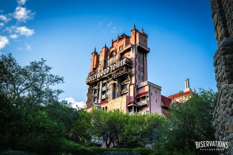 Tower of Terror in the later afternoon