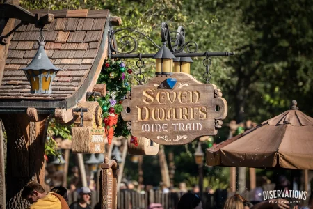 Seven Dwarfs Mine Train entrance at Magic Kingdom