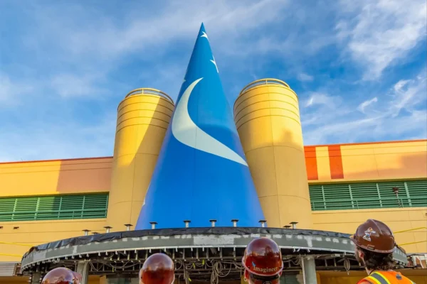 Sorcerer Mickey Hat Installed at The Magic of Disney Animation in Hollywood Studios