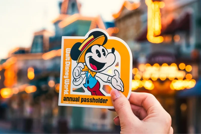 Dapper Mickey Mouse Annual Passholder magnet