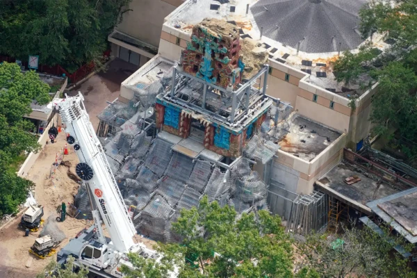 Indiana Jones Maya Temple Takes Shape at Animal Kingdom
