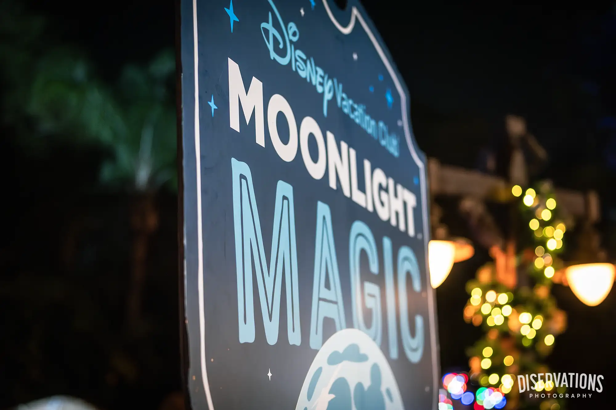 A Moonlight Magic sign in Disney's Animal Kingdom