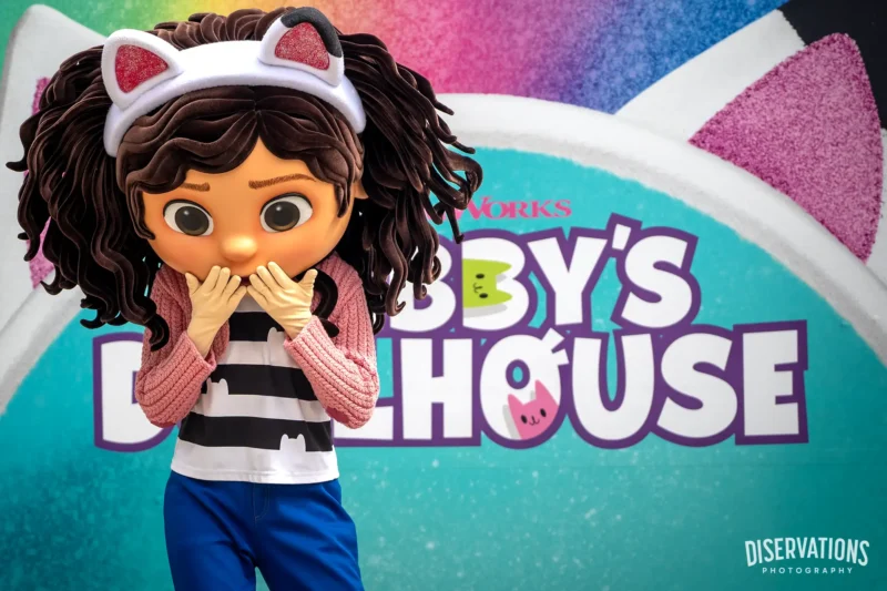 Gabby from Gabby's Dollhouse at Universal Kids Resort
