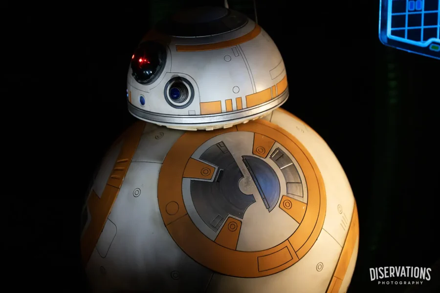 BB-8 in the Rise of the Resistance queue